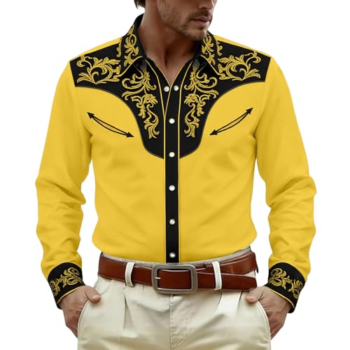 Chemise manche longue homme style campagne décontracté confort quotidien XL