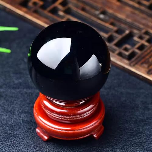 Boule d'obsidienne noire contre les mauvaises énergies de maison - 3