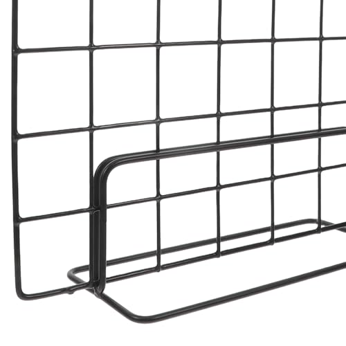 Expositor de Mesa Rejilla de Alambre de 35x35 cm en color negro, set de 2 piezas metálicas 3