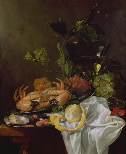 Lienzo pintura poster natura morta Pieter De Ring impresión alta calidad