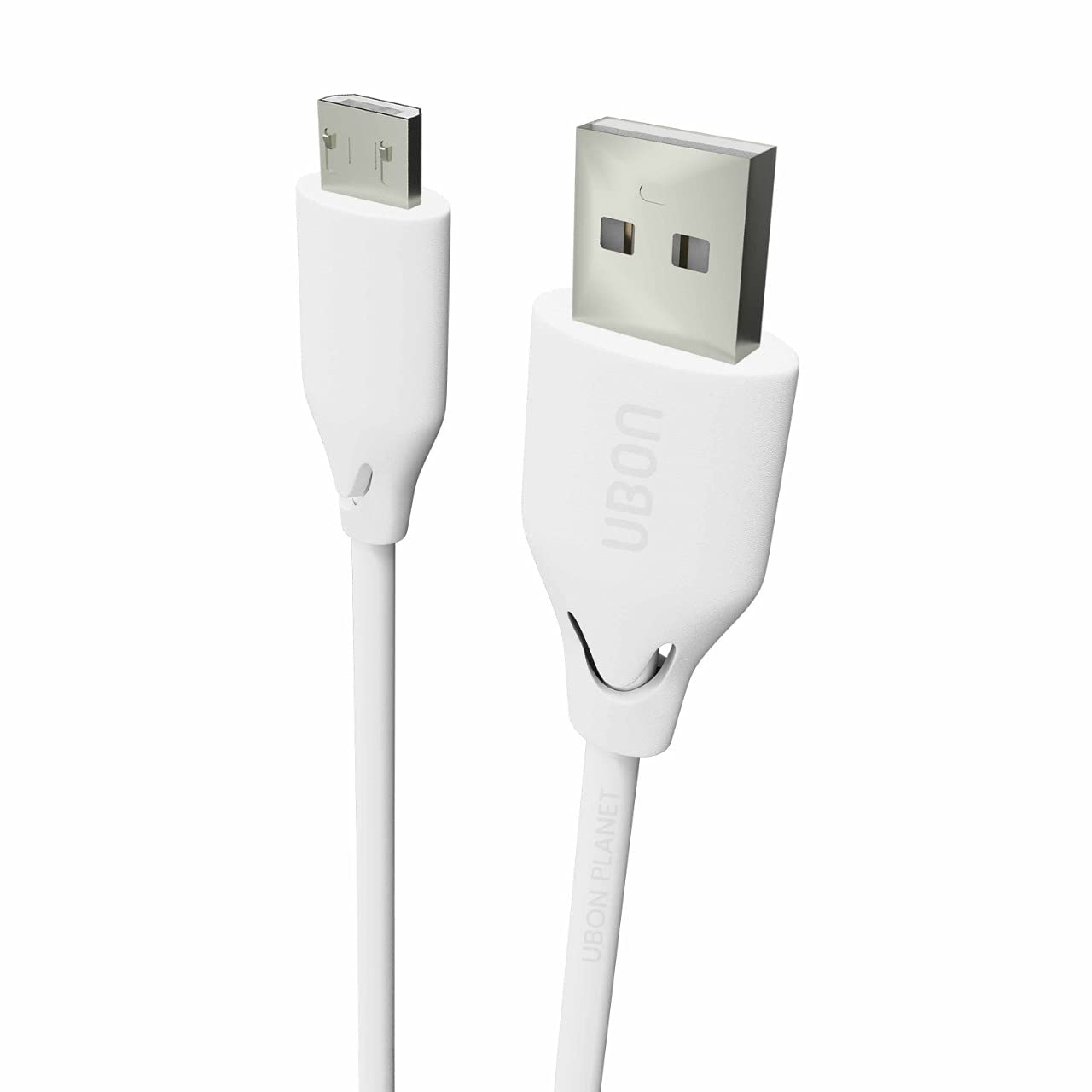 UBON WR-167 V8 Micro USB Data Cable 1 Meter Length (White)