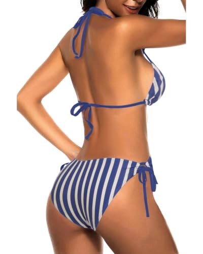 Image of Tempt Me Women Triangle Bikini Sets Tie Side Bathing Suit