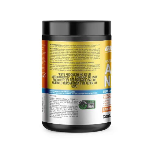 Image of Optimum Nutrition Amino Energy Powder Plus Focus, with BCAA, Electrolytes, and Caffeine, Sunkissed Citrus, 30 Servings (Packaging May Vary)