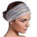 Huini 100 Pcs Disposable Spa Non-woven Headbands, 100 Count CD-104