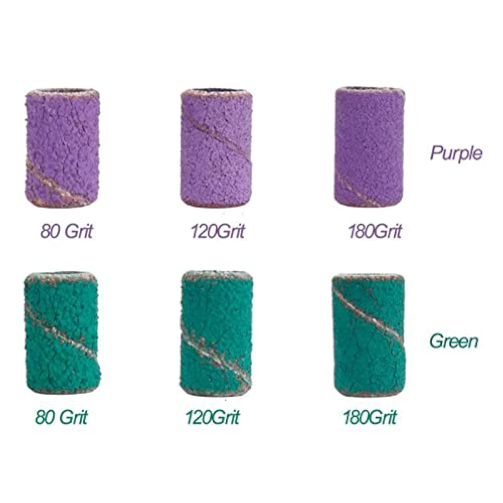 100 Pcs Sanding Bands for Nail Drill Bit Manicures