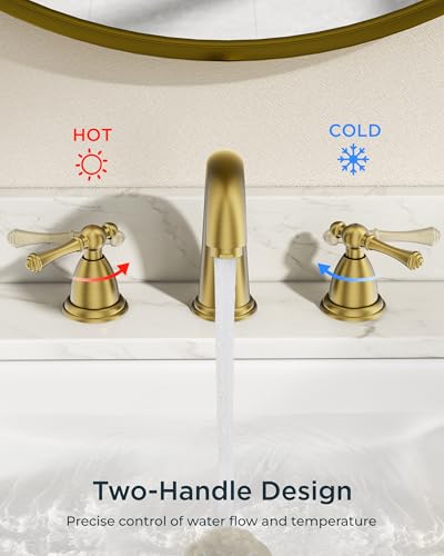 Robinet doré brossé idéal pour sublimer une suite parentale chaleureuse - 3