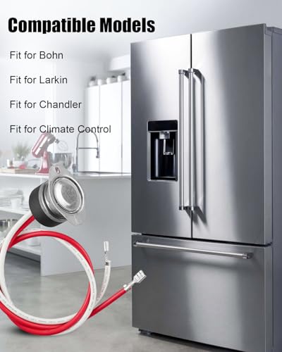 5708L 2-Wire Defrost Term Switch Refrigerator Defrost Thermostat fits for Bohn Larkin Chandler Climate Control Replace 4752C 4751C SL5708 75°F-40°F Range