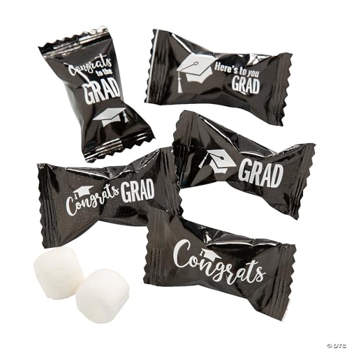 Fun Express Graduation Buttermints, Graduation Party Candy, Candy Buffet, 108 Pieces, Individually Wrapped Pieces  cover