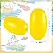 Lewtemi 8 Pcs Buoys Floats Rope Floats Marine, 4.72'' x 2.75'', 3/5'' Hole Deep Water Fishing Marker Buoys Bulk for Boats Swimming Kayak Crabbing Trail Dock Pool (Yellow)