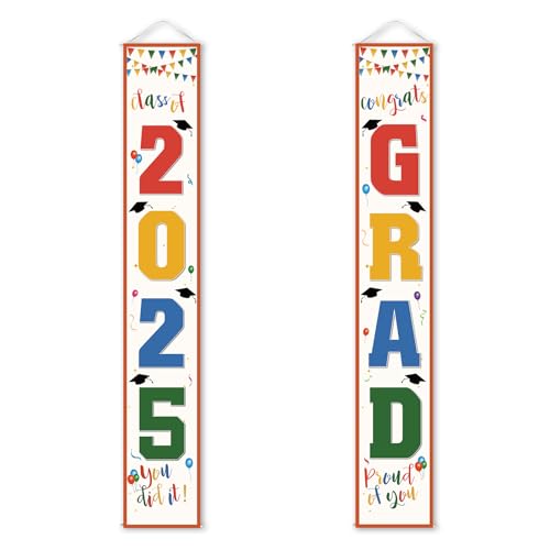 Image of Graduation Decorations 2026 Banner Porch Sign for Class of 2026 Graduates Party Supplies