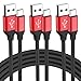 USB C Charger Cable, MIVINE 3 Pack 10Ft Flexible Type C USB Charging Cable Data Sync for iPad Pro(2018) Galaxy Note 9 8 S8 S9, Google Pixel XL, Moto Z, LG G6 G7 V40 V35, Oneplus 6 6T, ZTE AXON 9 Pro