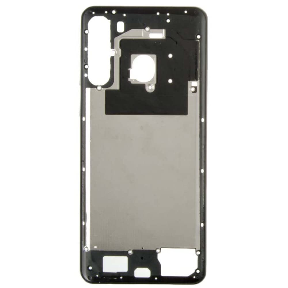 WGPHousing (Mid Frame) for Samsung Galaxy A21 (Black) with Separator Card