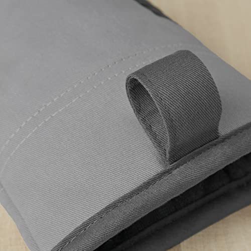 KitchenAid Beacon Two-Tone Non-Slip Mini Oven Mitt Set, Cool Grey/Frost Grey, 5.5"x8", 2 Piece by KitchenAid - Image 4