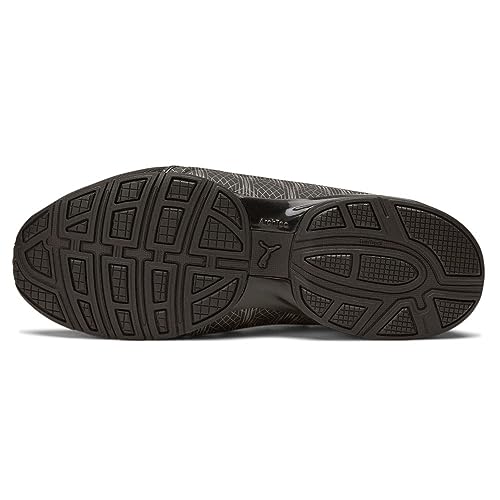 PUMA PUMA Men's AXELION GRAPHIC Cross Training Sneaker, Puma Black-CASTLEROCK, 10.5