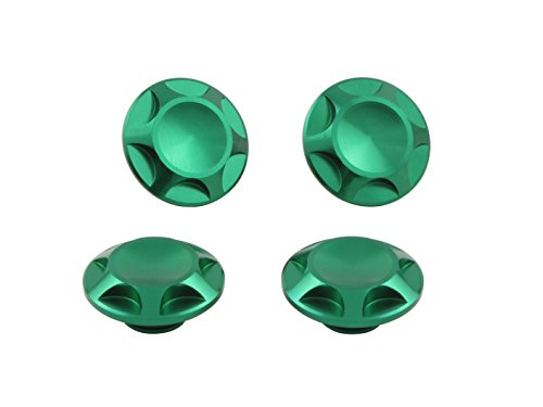 ポッシュ バイク用品 キャップボルトカバー NASAタイプ M8用 ダークグリーン 汎用 001820-08