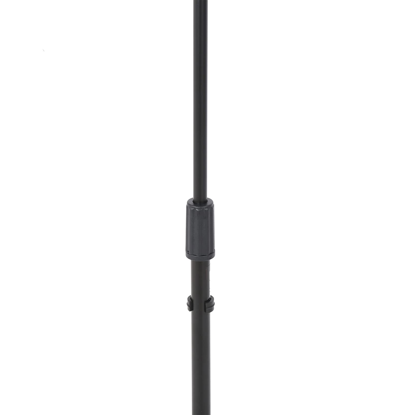 Qqmora Treppiede Pieghevole con Supporto per Microfono Ponderato, Regolabile per Prestazioni Vocali 70-180 Cm, Nero, 1 unità