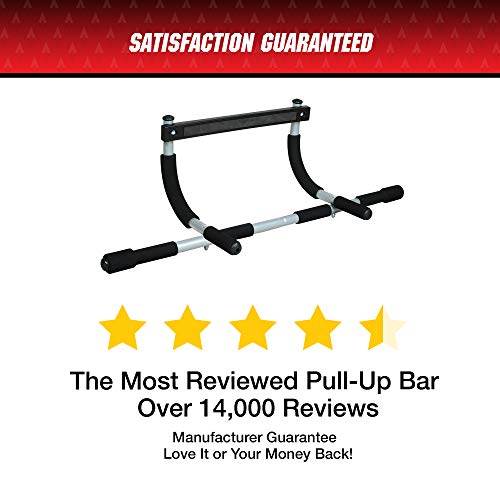 Iron Gym Total Upper Body Workout Bar, Black/Grey, 13 x 36.6 x 11 inches ; 2 pounds