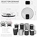 CeleVista 20 oz Tumbler Lid for YETI, 2 Pack Replacement Lids for YETI 20oz Tumbler & 10 oz Lowball, 10 oz Mug, Coffee Cup Covers with Magnetic Slider for Gift, BPA Free