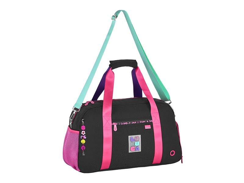 Sacola De Viagem Luluca Oficial Bolsa De Treino Academia Preto