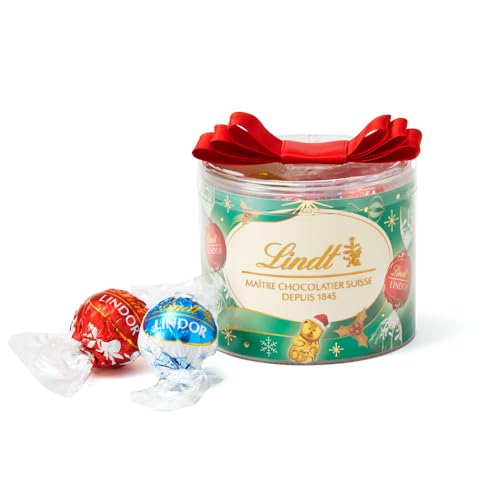 【 Lindt 公式】リンツ チョコレート リンドール リボン ギフトボックス クリスマス 限定 6個入 ギフト プレゼント ショッピングバッグS付のサムネイル