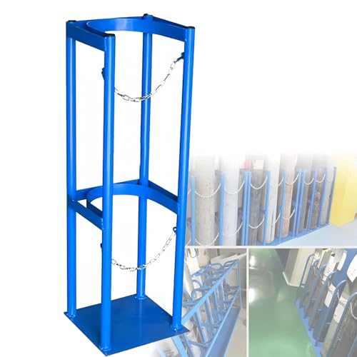 Support bouteille de gaz en métal pour éviter l'encombrement au sol - 2