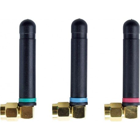 Linx TechnologiesRight Angle RPSMA Reduced Height 1/4 Wave Whip 916MHz