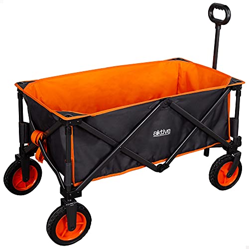 Aktive 62619 - Carro plegable de transporte para playa 91 x 49...