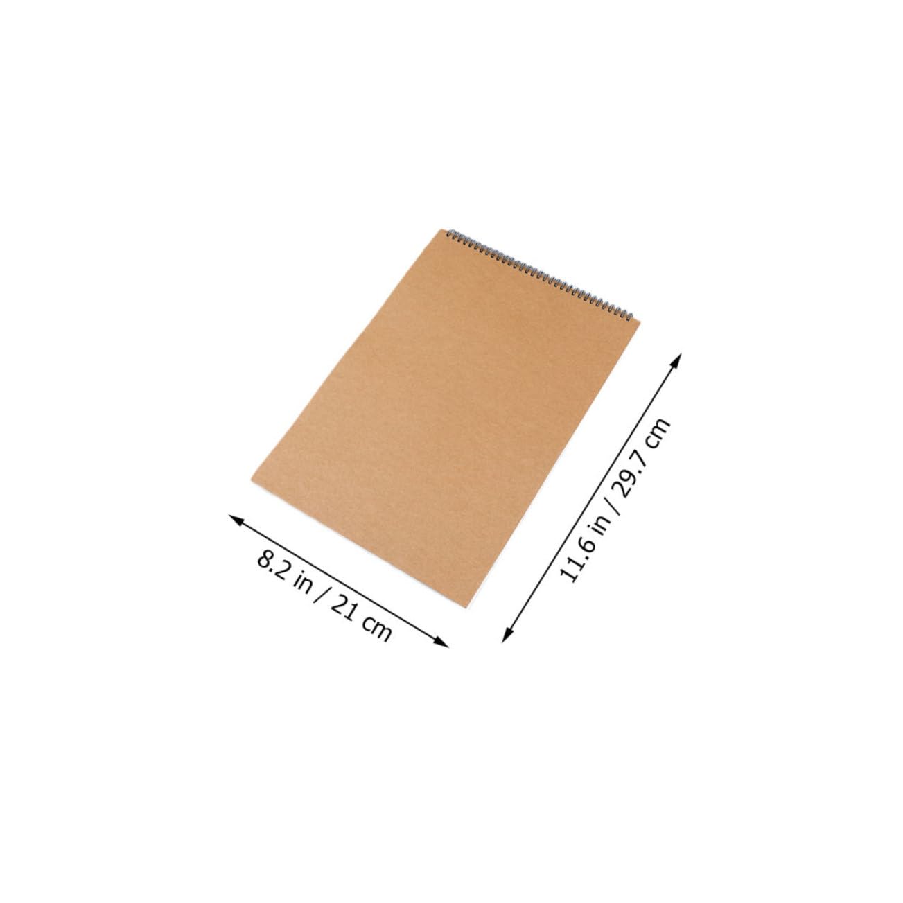 2pièces Carnet De Croquis Lot De Carnets à Dessin Vierges Avec Couverture Kraft De Rotation Pour Étudiants Et Artistes Parfait Pour Dessin Esquisses