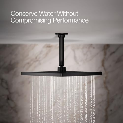 Kohler K-26149-BL Honesty pommeau de douche noir mat moderne