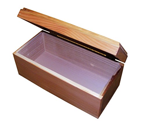 Steve's Gift Shoppe Pet Coffin Casket for Cats or Small Dogs 12 x 18 x 7.5 Inches