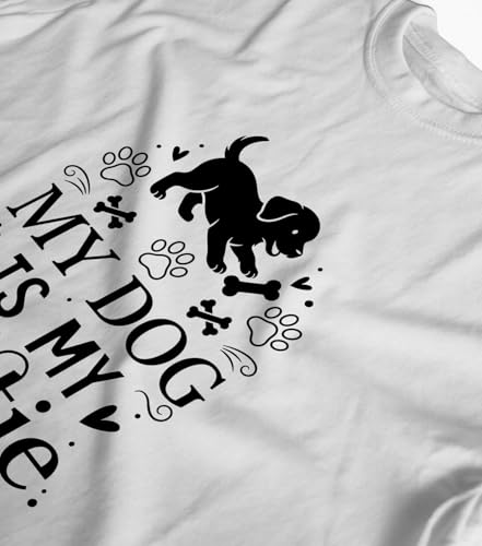 Image of INDISSH T-Shirt for Man | Regular and Plus Size Upto 7XL | Pet Lover Graphic Printed | Round Neck Cotton Fabric Regular fit Casual T-Shirt for man - RNM-DOGBESTIE-PAR
