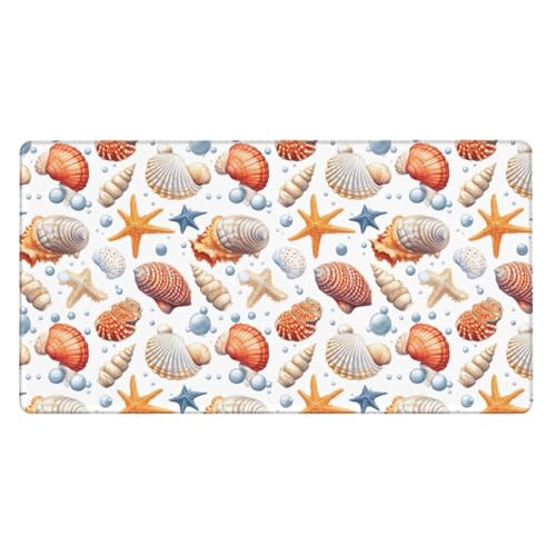 Grand tapis de souris de jeu anti effilochage avec bords cousus pour ordinateur portable