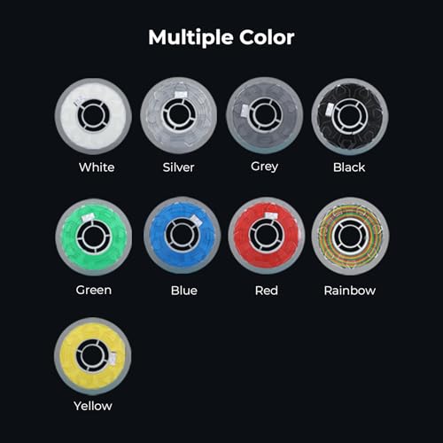 Image of Creality PLA Filament 1.75mm Fluorescent Orange, 3D Printer Filament 1kg (2.2lbs) Spool, High Toughness & Warp-Free, Dimensional Precision ±0.03mm, Printing Filament for All FDM 3D Printers