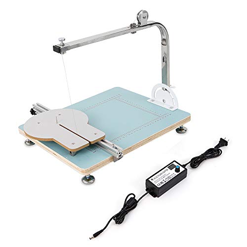 MONIPA Hot Wire Foam Cutter Foam Machine Styrofoam Cutter Hotwire Foam Cutter Working Table Tool for Cutting Foams Sponge Pearl Cotton KT Board DIY Styrofoam Polystyrene Cutter Electric Heating, Blue