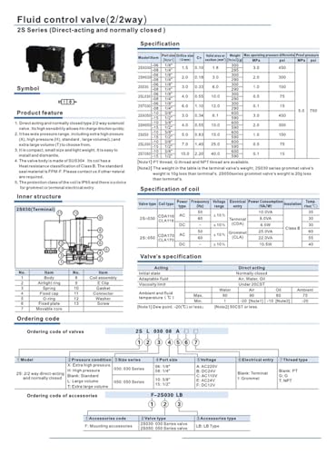 Électrovanne 2S050-15 étanche pour automatisme d'eau