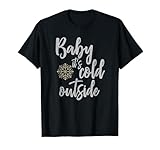 Baby It's Cold Outside Tshirt Xmas Pregnancy Announcement