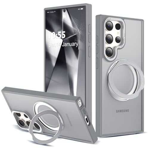 Image of for Samsung Galaxy S22 /S23 Ultra Case with Spin Stand,Gray
