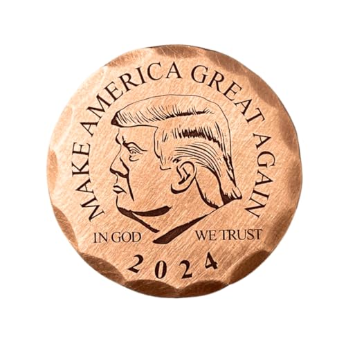 Sunfish Trump MAGA Embossed Copper Golf Ball Marker