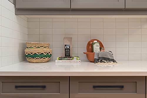 Ravinte 30 Pack Solid 3-3/4 Inch Center To Center Slim Square Bar Drawer Handles Kitchen Cabinet Handles Black Drawer Pulls Kitchen Cabinet Hardware Kitchen Handles Matte Black Cabinet Pulls #TOP25