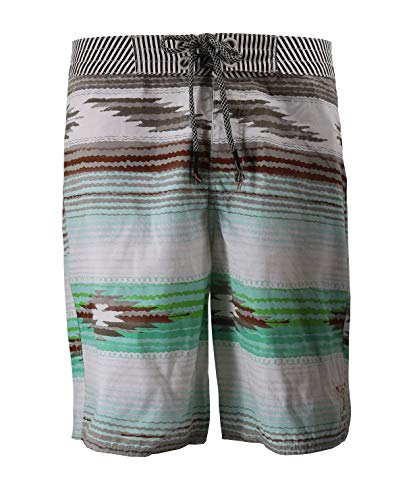 3rd & Army Mens Premium Surf Board Shorts Summer Swimwear Beach Swim Trunks (Mint - 3M31WZ014, 38)