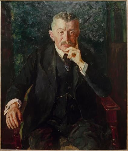 Póster de arte para paredes vacías con el hermoso paisaje y retrato de Paul Straßmann 60x90cm