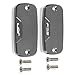 JBSM Réservoir De Frein Avant en Aluminium De Moto CNC Couvercle De Réservoir De Fluide Bouchon D'huile pour Honda CBF 125 150 250 500 600 600 S 1000 Cbf1000 Accessoires (Color : Gray 2piece)