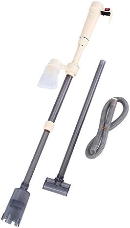 Aquarium Maintenance Battery Operated Fish Tank Vacuum Gravel Cleaner W Water Siphon Hose