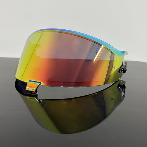 Visière pour casque Shark Spartan GT et RS protection anti-UV Gold Red