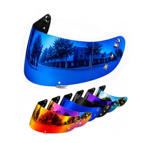 Image of PSLER Shatterproof Helmet Visor for Airform Airmada Airframe pro,Deep Blue