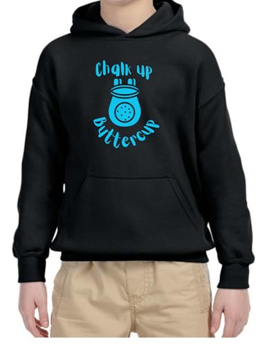 Climbing Hoodie - Chalk Up Buttercup Hooded Sweatshirt For Boys and Girls