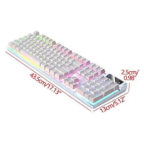 Teclado Gamer Lovskoo Full size USB RGB miniatura 2