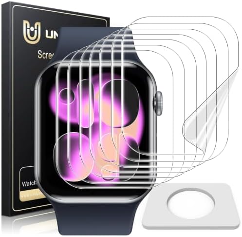 UniqueMe 8 Pack for Apple Watch Series 12/11/10 42mm Screen Protector