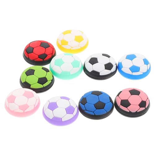 SHINEOFI 10 Pezzi Coperture Joystick in Silicone per Controller Grip Ergonomici Antiscivolo per Controllo Caps Colorati per Pulsanti Thumb Accessori Joystick Compatibili Gaming