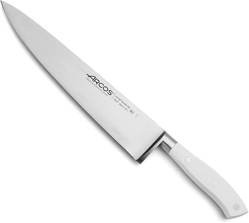 Miniatura 24 de ARCOS Cuchillo Cortador/Jamón de Acero Inoxidable Nitrum de 10 Pulgadas y Hoja de 9.843 in. Mango ergonómico POM Polioximetileno. Serie Riviera